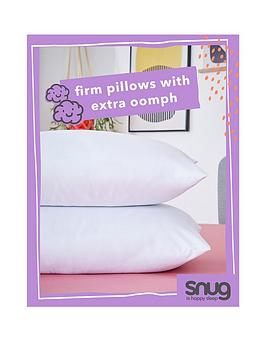 Snug Fantastically Firm Pillow Pair - White