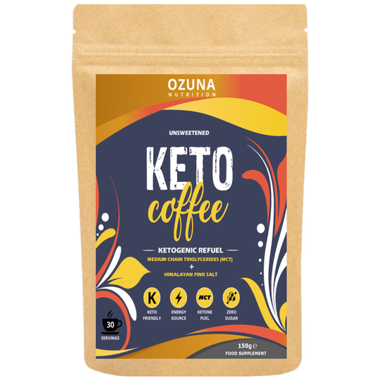 Keto Coffee | Instant Bulletproof Ketogenic Refuel Coffee with MCT Oil | Zero Carb, Sugar Free, Low Calorie Ketosis Diet Drink | 30 Servings