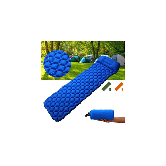 (Orange) Camping Inflatable Sleeping Pad丨Air Pad Mattress