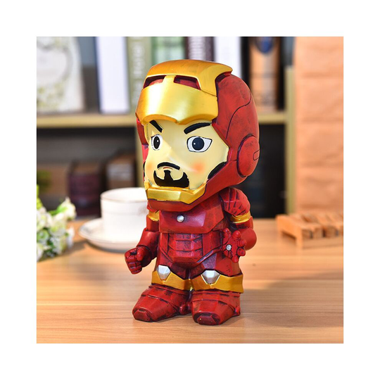 (Iron Man) The Avengers Miniatures Marvel Spiderman Batman Captain America Piggy Bank