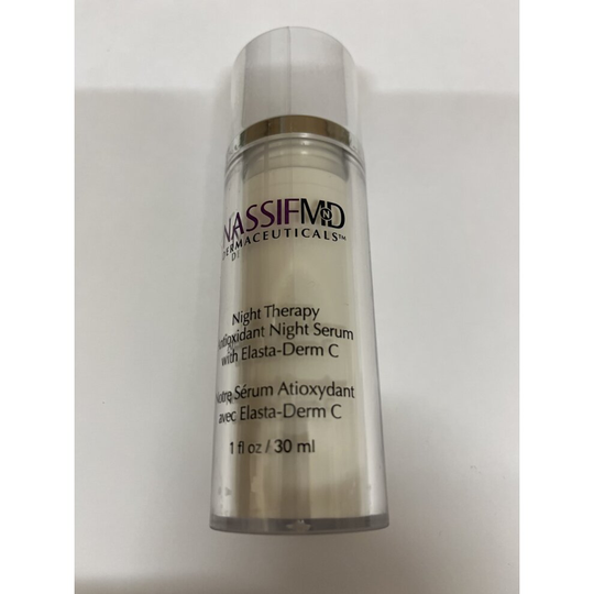 NASSIFMD DERMACEUTICALS NIGHT THERAPY SERUM WITH ELASTA DEM C 3