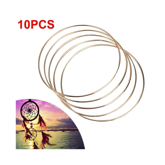 10pcs 6'' Dream Catcher Rings DIY Hoops Ring Macrame Craft Hoop