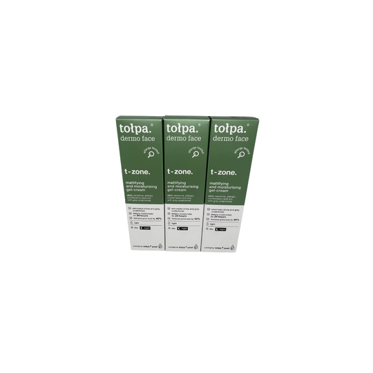 Tolpa Dermo Face T Zone mattifying and moisturising gel-cream 40ml day/night x 3