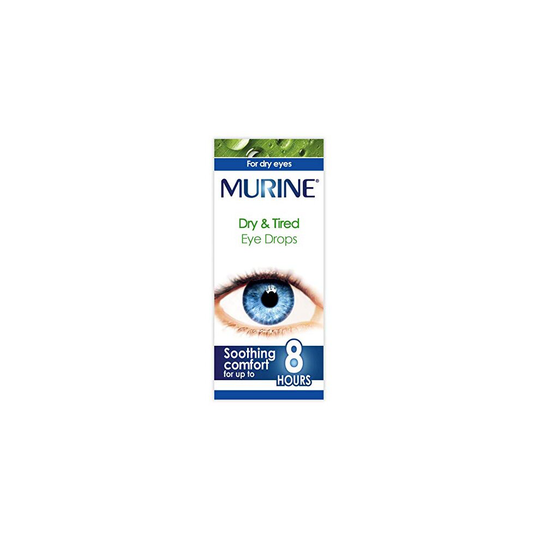 Murine Dry & Tired Eye Drops to Help Refresh and Relieve the Feeling of Tired and Dry Eyes, 15 ml