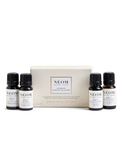 Neom Wellbeing Essential Oil Blends 4 x 10ml