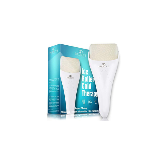 Project E Beauty Ice Roller Cold Therapy | Face Eye Body Massage Massager Under Eye Puffiness Brightening Cooling Cool Tightening Reduce Wrinkles Dark