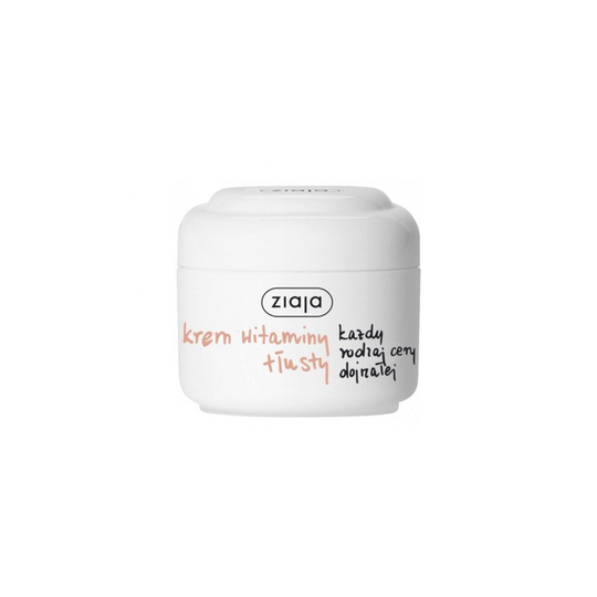 Ziaja, krem witaminowy tłusty, każdy rodzaj cery dojrzałej, 50 ml