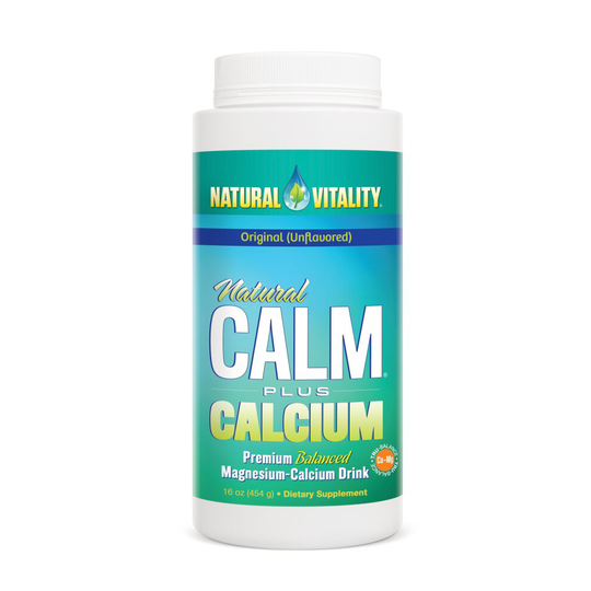 Natural Vitality Natural Calm Plus Calcium Unflavored - 454g