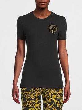 Versace Jeans Couture Foil Logo T-Shirt - Black