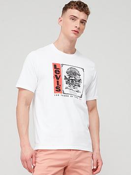 Levi'S Short Sleeve Relaxed Fit T-Shirt - White
