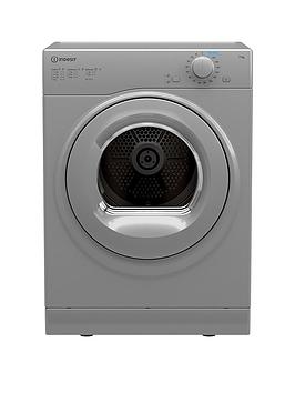Indesit I1D80Suk 8Kg Load Vented Tumble Dryer - Silver