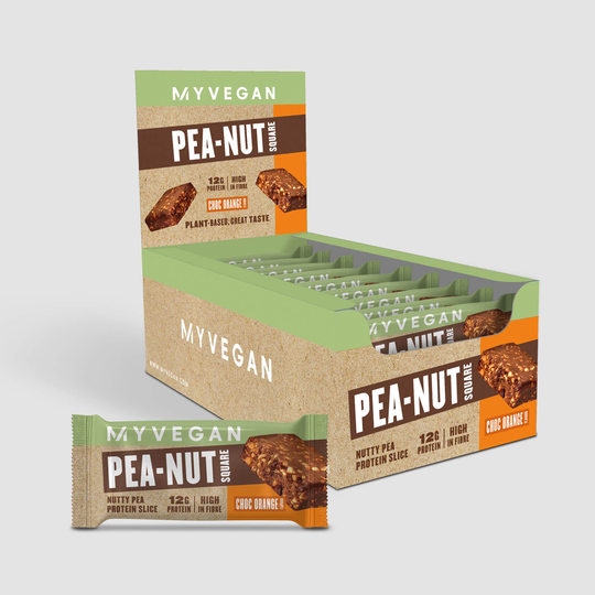 Pea-Nut Square (12 Pack) - Choc Orange