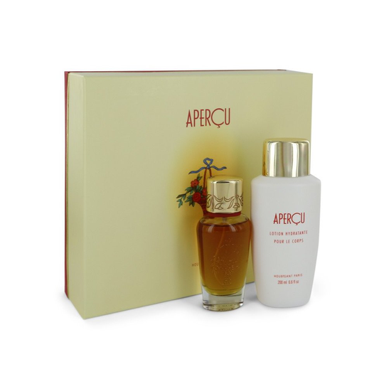 APERCU by Houbigant Gift Set -- 1.7 oz Eau De Toilette Spray + 6.7 oz Body Lotion