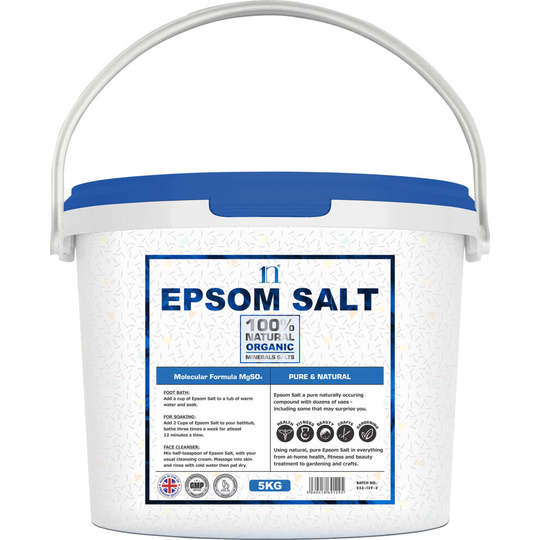 (5Kg) Epsom Salt Bucket Organic Magnesium Sulphate 1ne