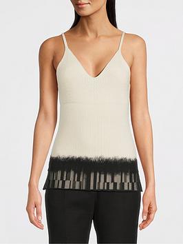 Joseph Lace &Amp; Knit Vest - Ivory