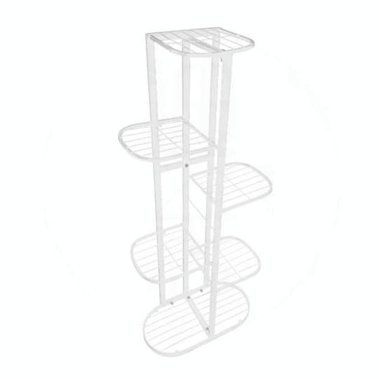 (White) 6 Tier 7 Pot Flower Plant Stand Storage Indoor