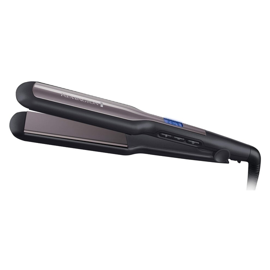 Remington Pro-Ceramic Extra Wide Plate Hair Straighteners for Longer Thicker Hair, Digital Temperature Control - S5525