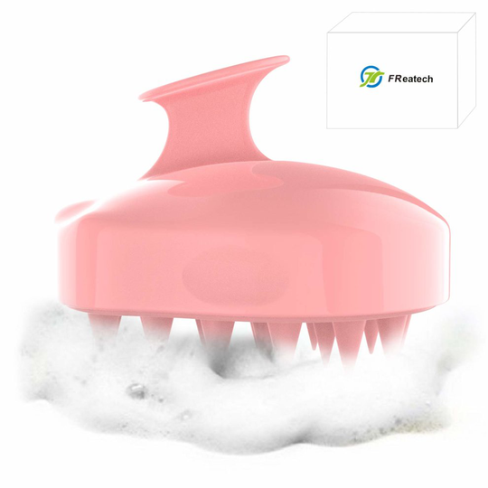 Hair Scalp Massager Shampoo Brush, FReatech Scalp Massage Brush for Scalp Care Hair Cleaning Shower, Soft Silicone Comb for Men, Women, Kids and...