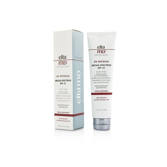 UV Physical Water-Resistant Facial Sunscreen SPF 41 - For Extra-Sensitive & Post-Procedure Skin - 85g-3oz