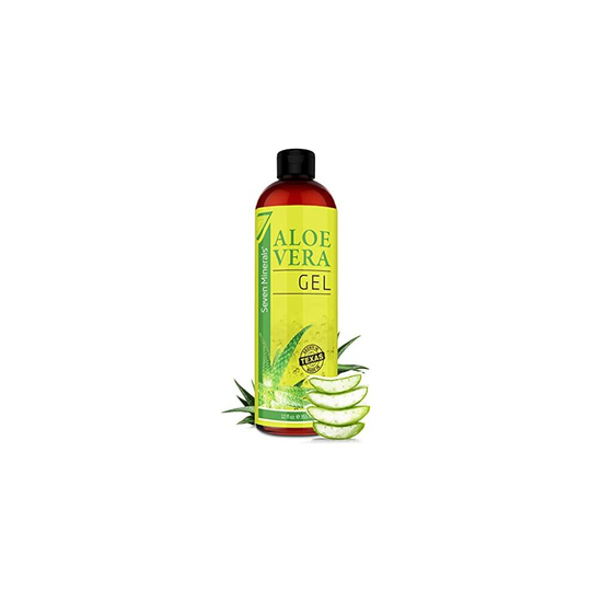 Organic Aloe Vera Gel with 100% Pure Aloe from Freshly Cut Aloe - NO ACRYLATES & CROSSPOLYMERS, so it absorbs rapidly with No sticky residue - Big 355