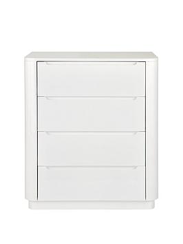 Very Home Gleam Gloss 4 Drawer Chest