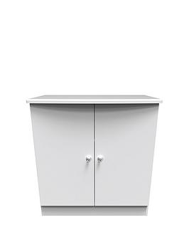 Swift Verve Ready Assembled 2 Door Cabinet - White