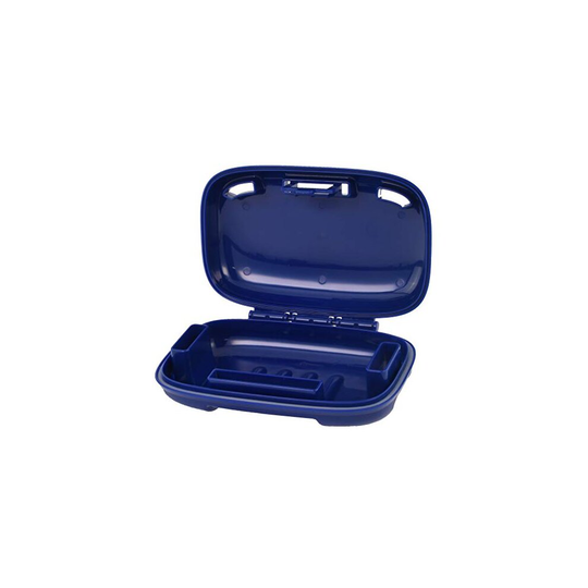 Carry-Dri Travel Soap Case by PORTINEER - Specially Designed Vents That Lets Bar Dry And Doesn't Leak - For Home School Gym Travel Hiking - Patented D
