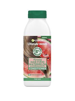 Garnier Ultimate Blends Plumping Hair Food Watermelon Conditioner For Fine Hair 530Ml