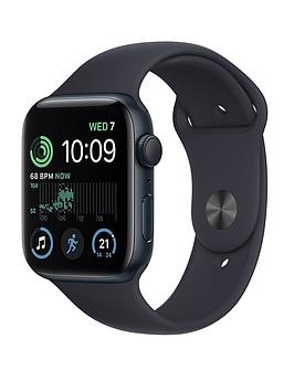 Apple Watch Se (Gps, 2022), 44Mm Midnight Aluminium Case With Midnight Sport Band