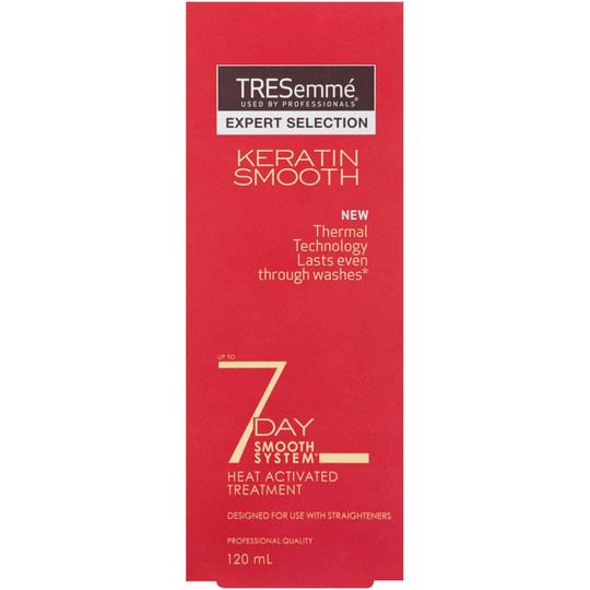 TRESemme Keratin Smooth 7 Day Heat Activated Treatment, 120 ml
