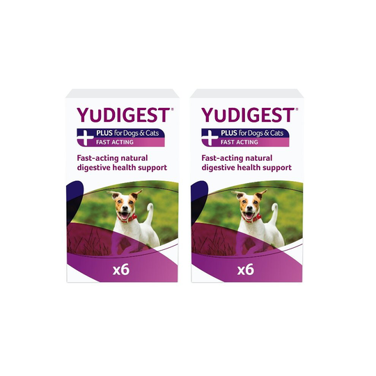 Yudigest Plus Probiotic Digestion Support Supplement For Dogs 6 Sachets x 2 Pack