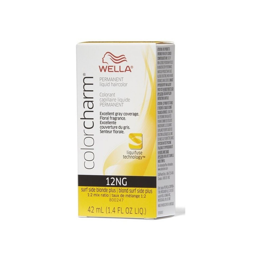 (12NG Surf Side Blonde Plus ) Wella Color Charm Haircolor 12NG Surf Side Blonde Plus