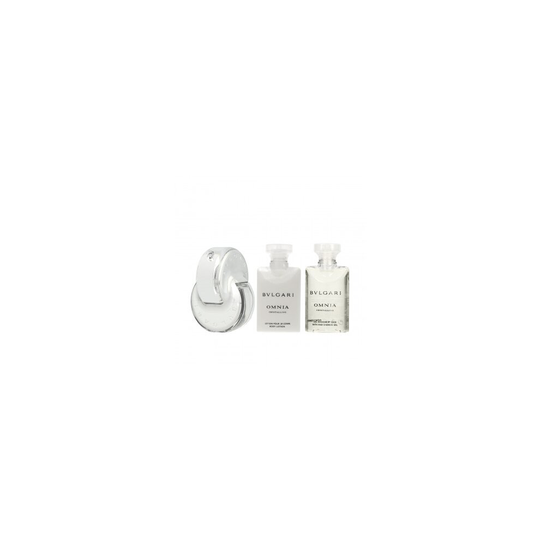 Bvlgari Omnia Crystalline Gift Set 40ml EDT + Shower Gel 40ml + Body Lotion 40ml