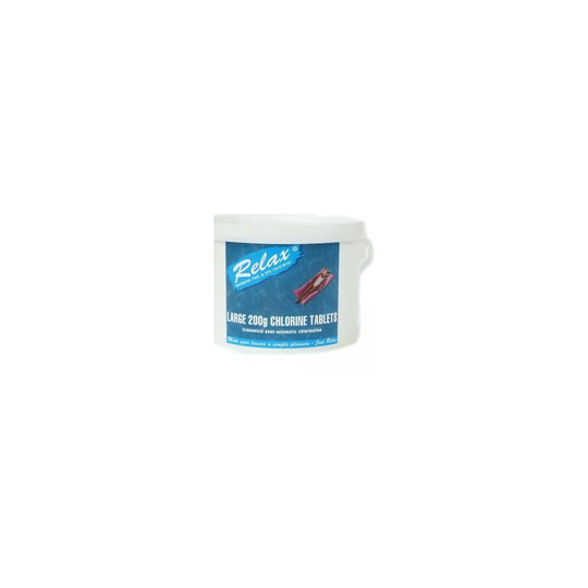 Relax 5Kg Large 200g Swimming Pool Chlorine Tablets Size: Single Large Blue/Green DiscountLeisur2944