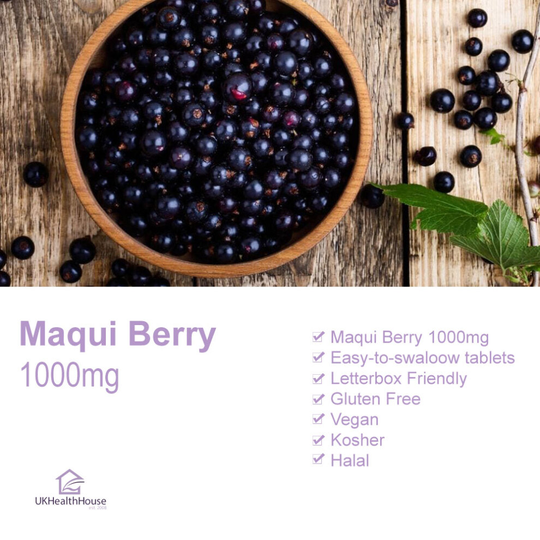MAQUI BERRY 1000MG 60 Extract Tablet Powerful Antioxidant Fast Diet
