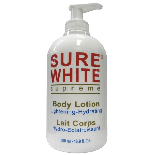 Sure White Supreme Body Lotion Lightening Hydration Lait 500ml