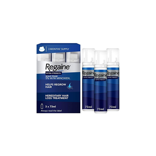 REGAIN FOR MEN EXTRA STREGTH SCALP FOAM 3 MONTHS SUPPLY