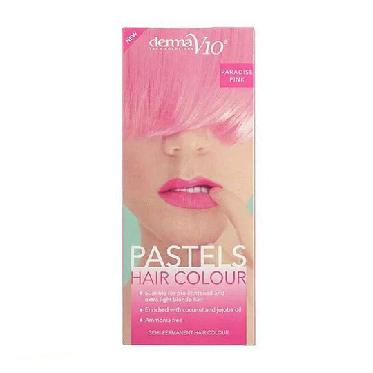 (Paradise Pink) Derma V10 Pastels Hair Colour Semi-Permanent
