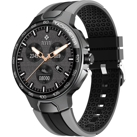 (GREY) LIGE Smart Watch for Men, GPS Track Map Fitness Tracker with 24 Exercise Modes Heart Rate Sleep Monitor Bluetooth Activi