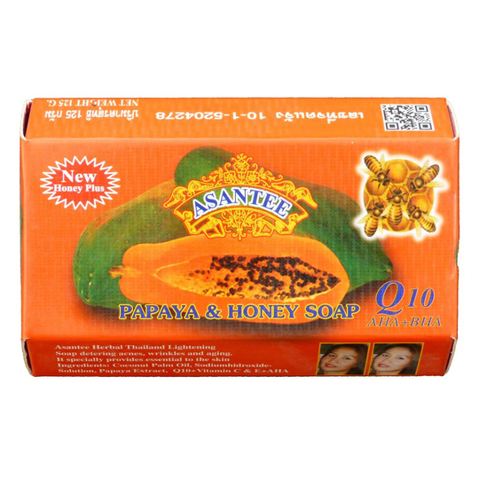 Asantee Papaya and Honey Skin Whitening Facial Soap