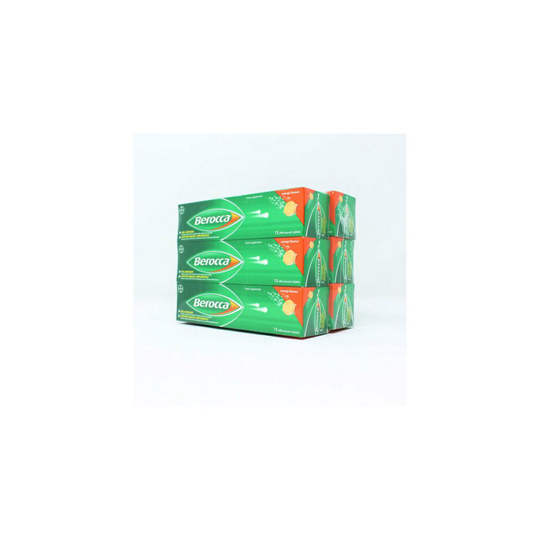 Berocca Orange Flavour, 6 x 15 Count