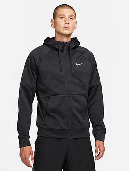 Nike Train Therma Pullover Hoodie - Black/White