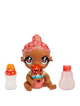 Glitter Babyz Doll- Solana Sunburst (Coral Pink/Sunset)