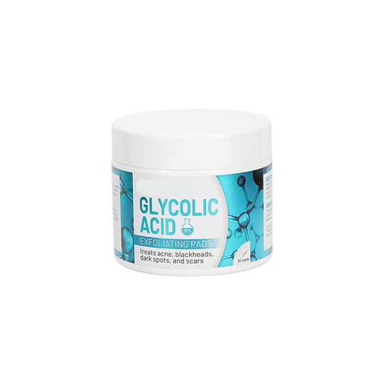 Glycolic Acid Pads, Salicylic Acid Pad 30% Acne Wipe, Exfoliating And Resurfacing Pads for Removing Acne & Scar 50Pcs