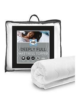 Sealy Deeply Full Mattress Topper - White