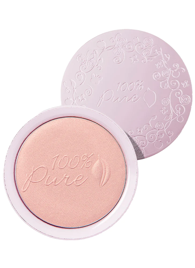 100% Pure Fruit Pigmented Gemmed Luminizer Pink Gold Taffeta 9g