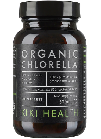 KIKI Health Organic Chlorella Tablets 200 tablets