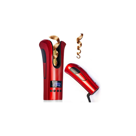 UKLISS Automatic Hair Curler with Tourmaline Ceramic Heater and LED Display.