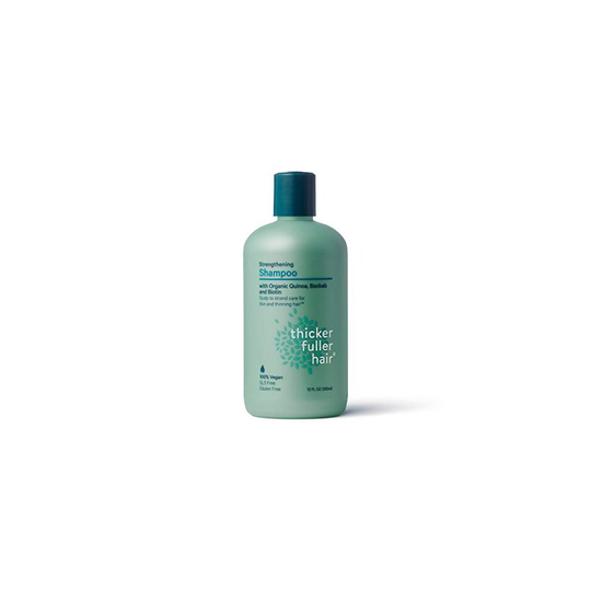 Thicker Fuller Hair, Strengthening Shampoo, Green, 12 Fl Oz