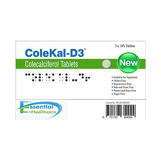 COLEKAL-D3 Vitamin D Supplement 1000IU Tablets x 30